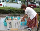 写真:廃食用油回収の様子