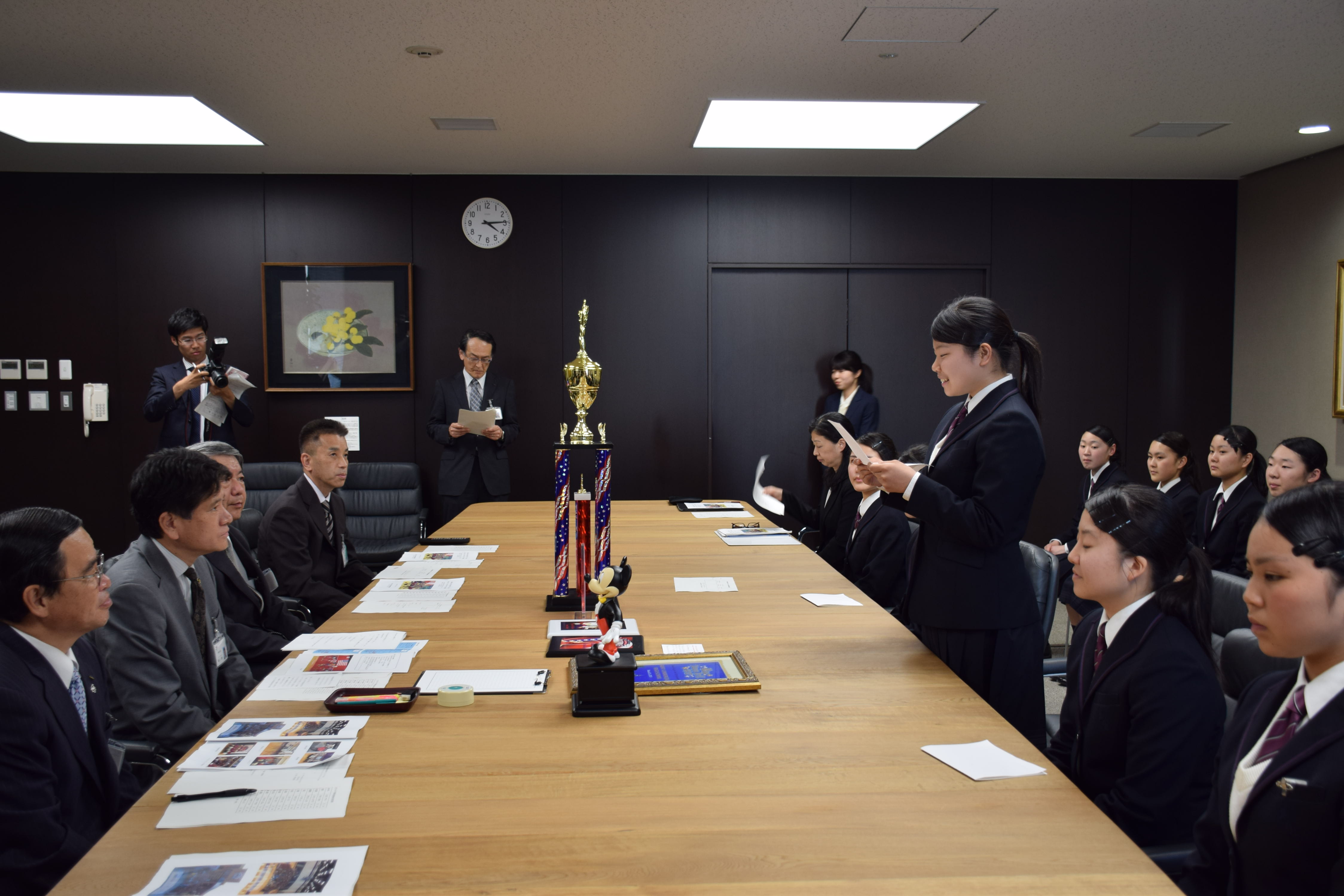甲府商業高校ソングリーダー部 結果報告会