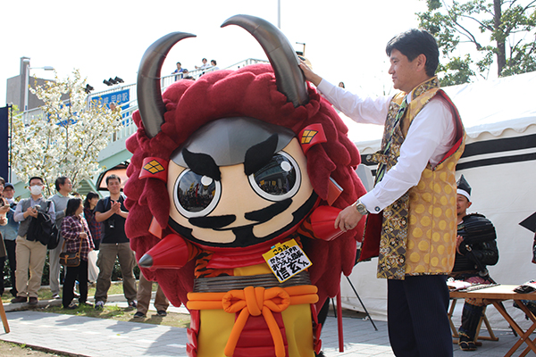 4月9日 第45回信玄公祭り 甲府市参加団体合同出陣式の写真2