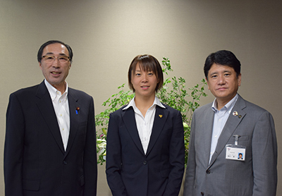 9月1日 甲府大使 佐藤優香選手 リオデジャネイロ五輪の結果報告(表敬訪問)の写真2