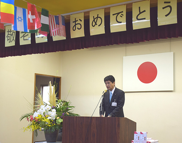 9月14日 平成28年度 慶祝訪問の写真1