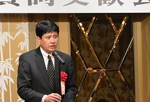 2月7日 山梨中小企業懇話会 平成29年賀詞交歓会 講演会の写真1