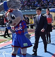 3月4日 ヴァンフォーレ甲府 ホーム開幕戦 甲府市サンクスデーの写真