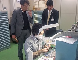 3月13日 市内中小企業への訪問の写真