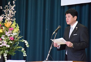 3月13日 甲府市立中学校 卒業証書授与式の写真2