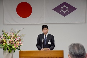 3月31日 退職職員 辞令交付式の写真1