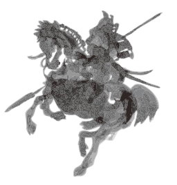 戦国時代の馬のイラスト