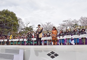 4月9日 信玄公祭り 剣道大野試合・子ども武者行列の写真2