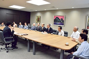 7月3日 愛知山梨県人会 市長表敬訪問の写真2