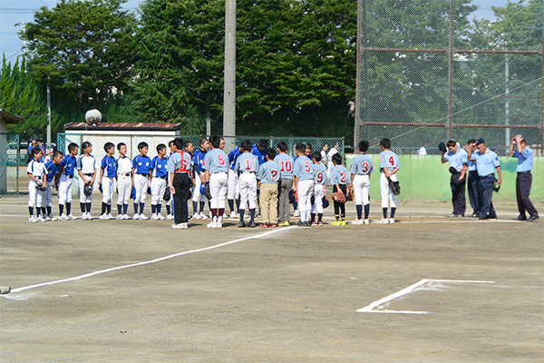 8月5日 第55回甲府市子どもクラブ中央球技大会 開会式の写真4