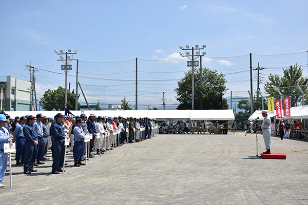 8月27日 第54回甲府市総合防災訓練の写真1