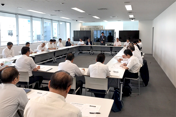 9月15日 臨時部長会議の写真2
