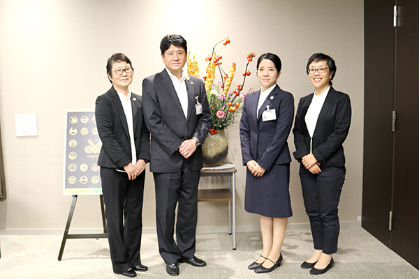 9月21日 JICAボランティア表敬訪問の写真2