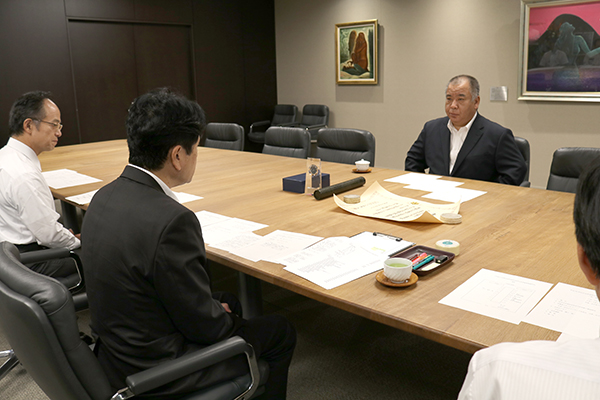 9月22日 防災功労者防災担当大臣表彰受賞報告式の写真2