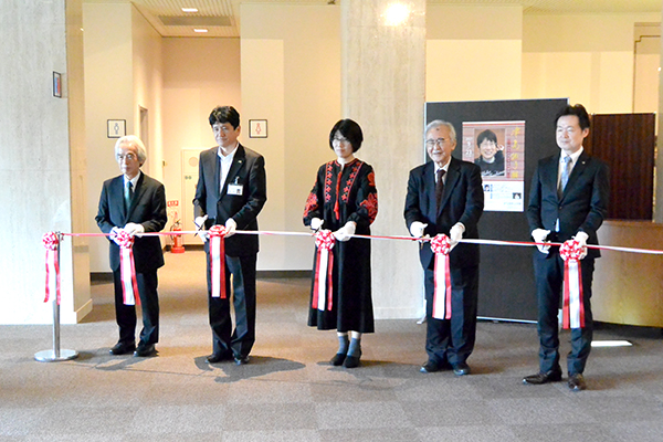 9月22日 山梨県立文学館「津島佑子展 いのちの声をさかのぼる」開会式及びレセプションの写真2