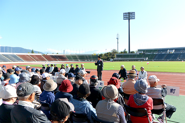 10月18日 第7回山城地区中高齢者グラウンドゴルフ大会の写真2