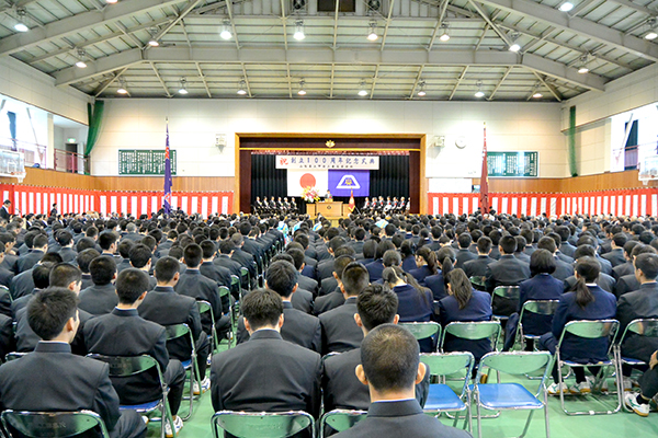 10月21日 山梨県立甲府工業高等学校創立100周年記念式典の写真2