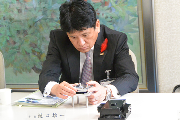 11月17・22日 市内工業団地入居企業の代表者との意見交換会の写真2