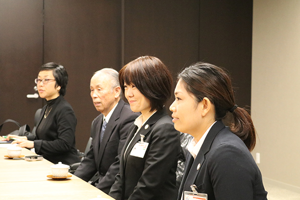 12月19日 JICAボランティア(青年海外協力隊)表敬訪問の写真2
