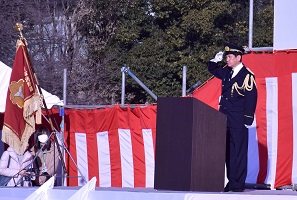 1月7日 甲府市消防出初式の写真1