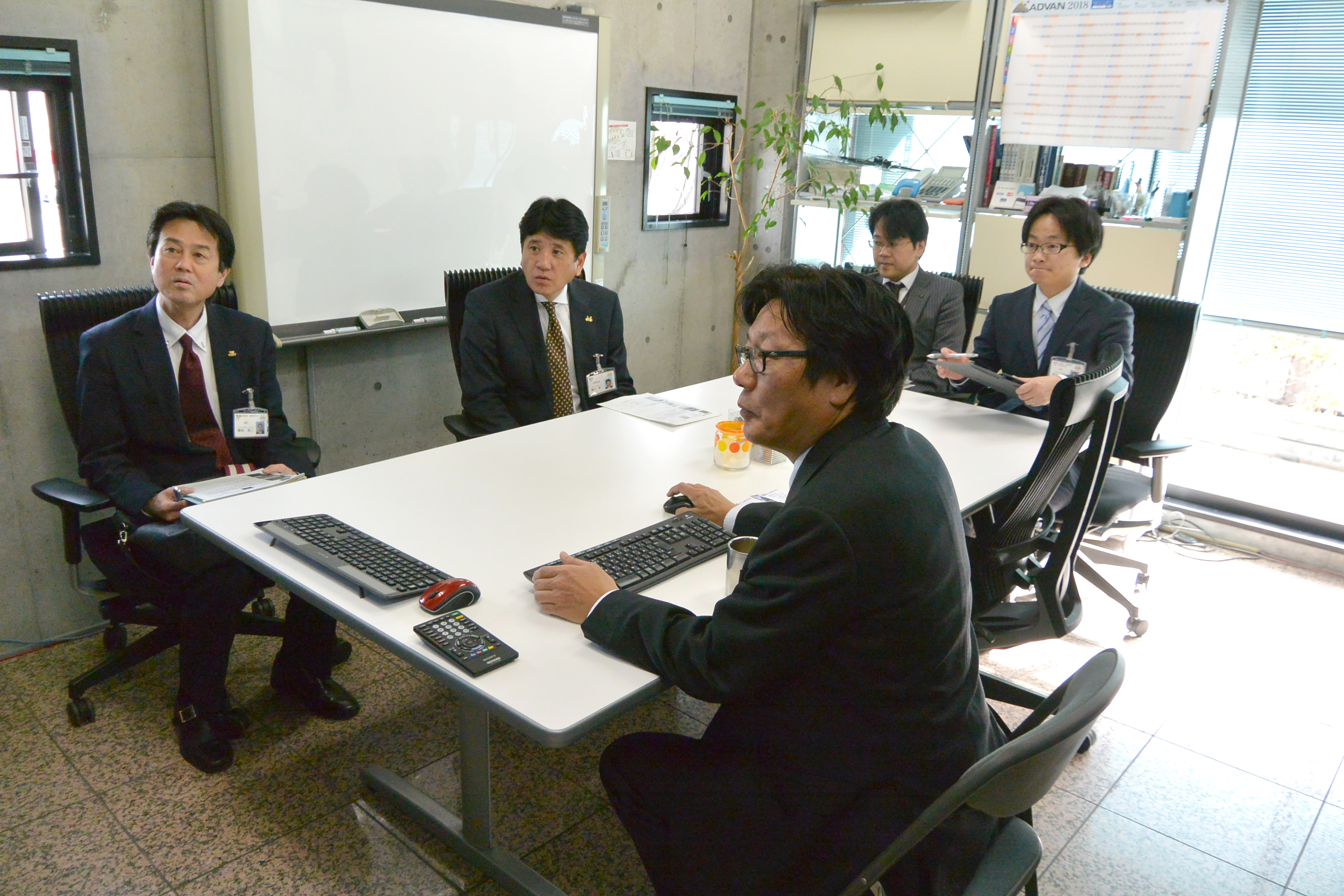 1月18日 市内中小企業への訪問の写真