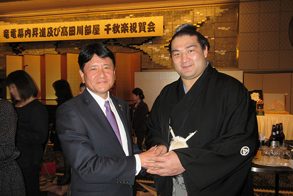 1月28日 竜電幕内昇進及び高田川部屋 千秋楽祝賀会の写真4