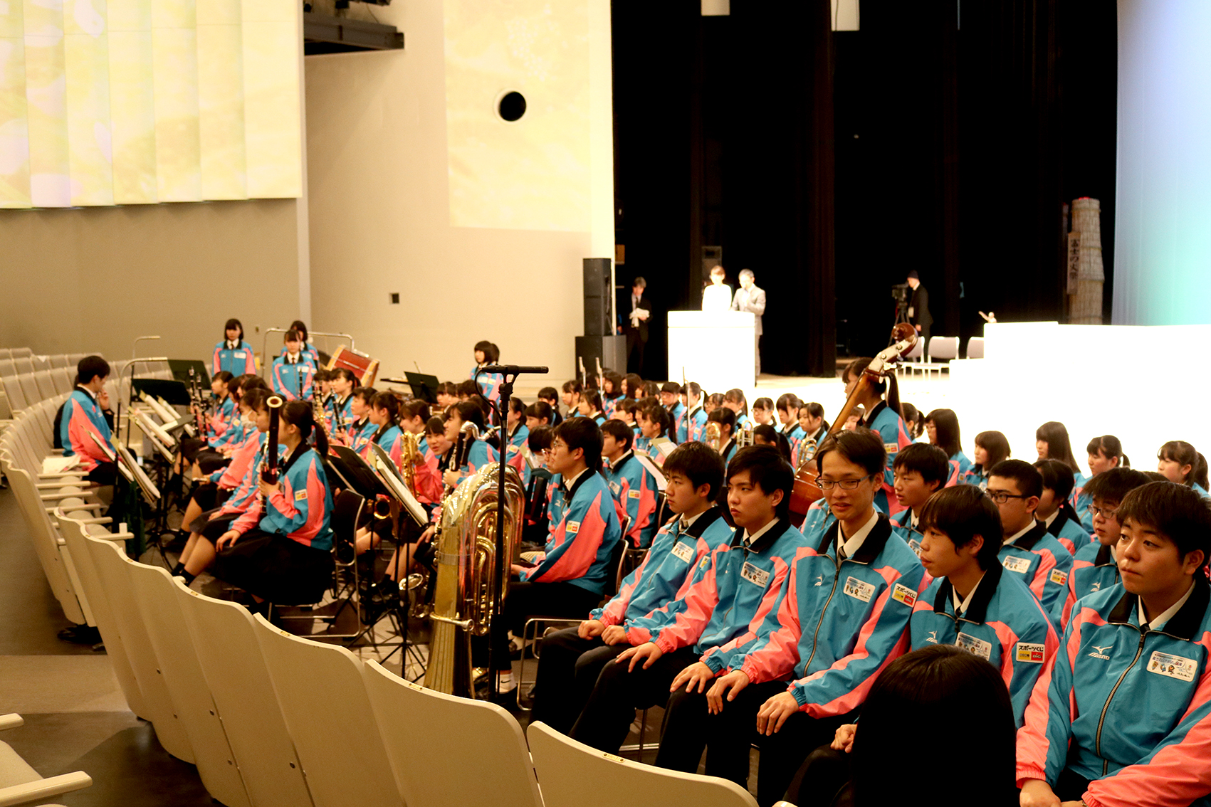 1月28日 第73回国民体育大会冬季大会スケート競技会 開始式の写真4