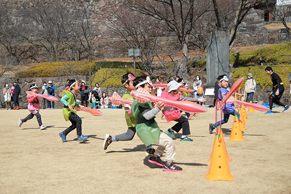 3月3日 こうふ開府500年記念事業「ミズノ流忍者学校」の写真1