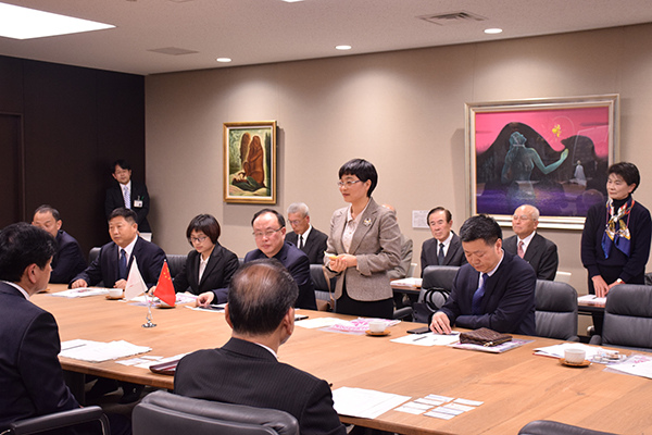 重慶市万州区人民対外友好協会の皆様が甲府市にお越しくださいましたの写真4