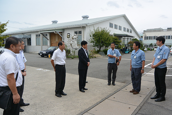 山梨県機械金属工業団地入居企業の代表者との意見交換会の写真2
