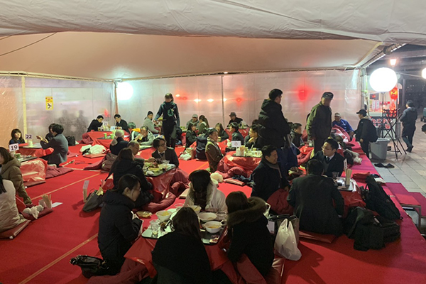 開幕直前こうふ冬の陣赤備えオープニングイベントの写真8