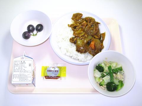 20190902給食メニュー