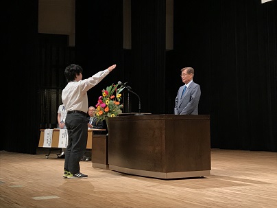 令和元年度青少年育成甲府市民会議青少年ジュニアリーダー委嘱式表彰式研修会の写真4