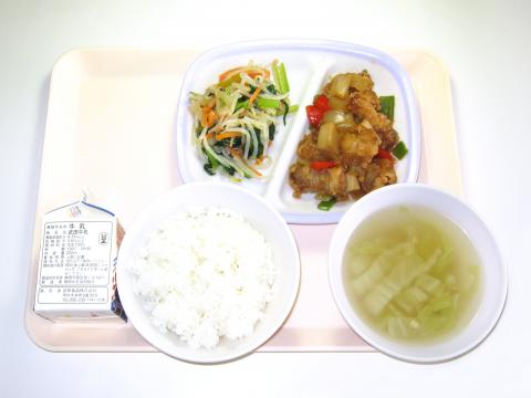 20191030給食メニュー