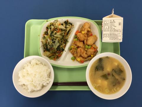 20191217給食メニュー