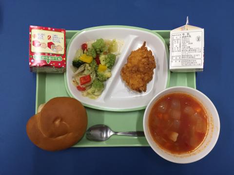 20191225給食メニュー