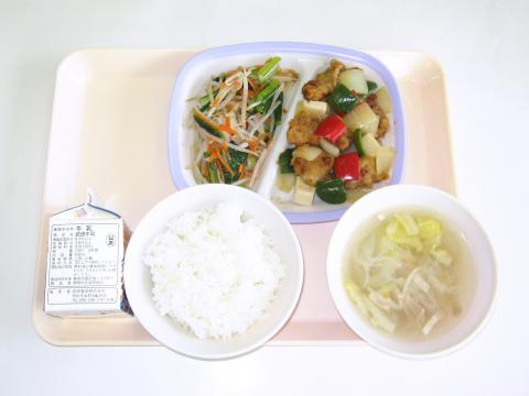 20210122給食メニュー