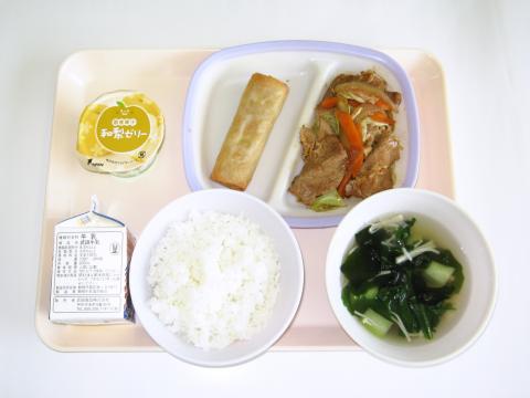 20210928給食メニュー