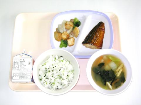 20211020給食メニュー