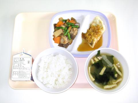 20211025給食メニュー