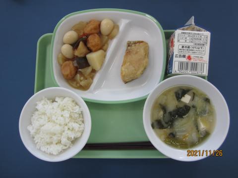 20211126給食メニュー