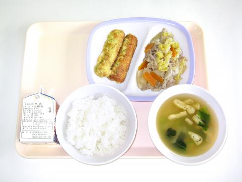 20220513給食メニュー