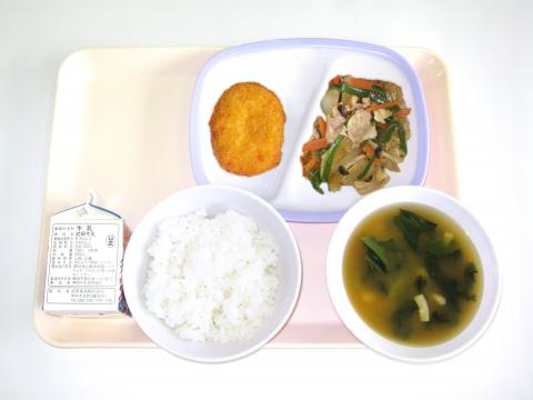20220829給食メニュー