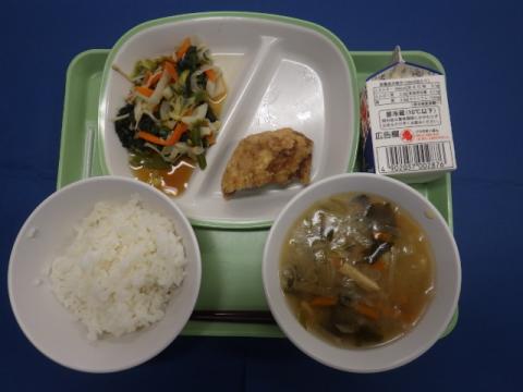 20220915給食メニュー