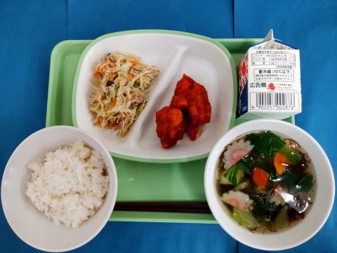 20221005給食メニュー