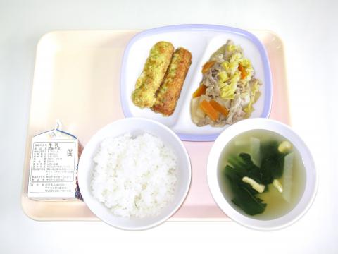 20221109給食メニュー