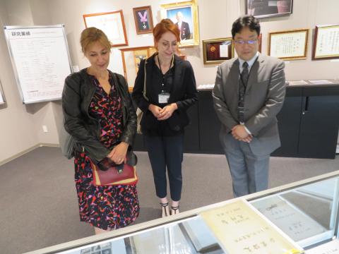 ポー大学山梨大学視察