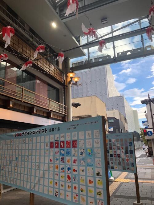 金魚とうろう祭作品展示