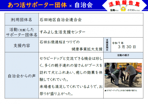 石田お俵桜まつり