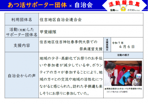 住吉神社_甲斐縁隊